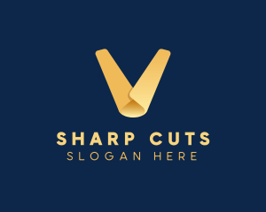 Scissors - Hairdresser Trim Scissors logo design