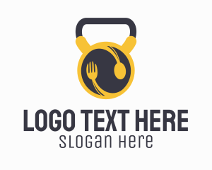 Food Plate Kettlebell  Logo