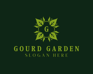 Eco Garden Leaves logo design