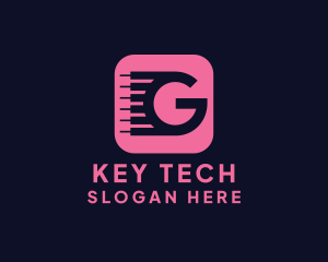 Keyboard - Piano Keyboard Letter G logo design