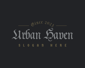 Medieval Calligraphy Business logo design