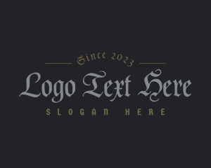 Medieval - Medieval Calligraphy Business logo design