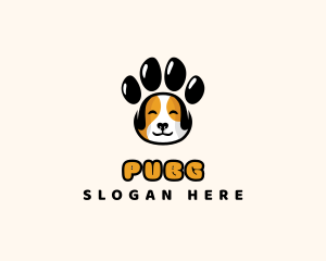 Dog Paw Pet Logo