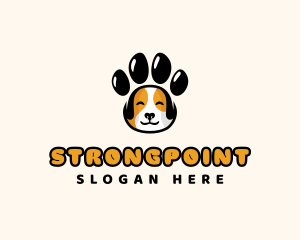 Dog Paw Pet Logo