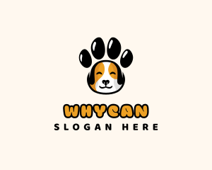 Dog Paw Pet Logo