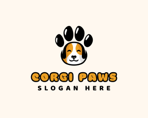 Dog Paw Pet logo design