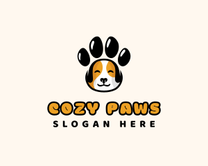 Dog Paw Pet logo design