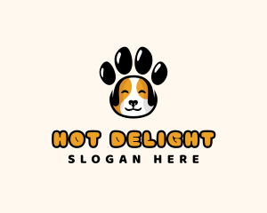 Dog Paw Pet logo design