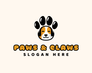 Dog Paw Pet logo design