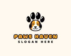 Dog Paw Pet logo design