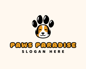 Dog Paw Pet logo design