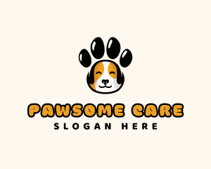 Dog Paw Pet logo design