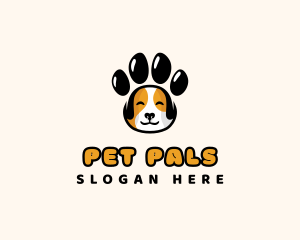 Dog Paw Pet logo design