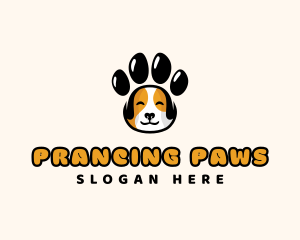 Dog Paw Pet logo design