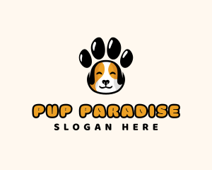 Dog Paw Pet logo design