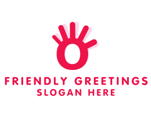 Greeting - Hand Letter O logo design