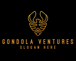 Golden Eagle Monoline logo design