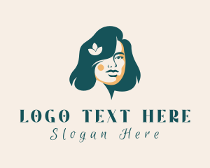 Female Hair Beauty Logo