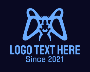 Monster - Blue Monster Game Controller logo design