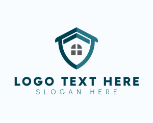 Shelter - Safe House Shield logo design