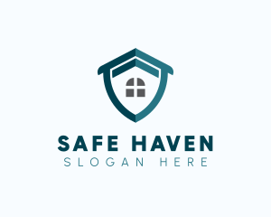 Safe House Shield logo design