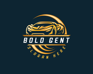 Detailing Sports Car logo design