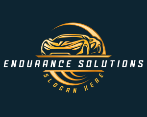 Detailing Sports Car logo design