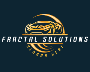 Detailing Sports Car logo design