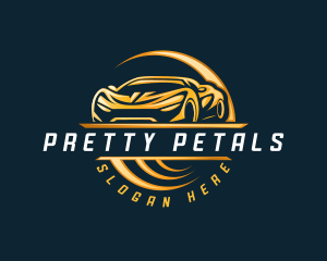 Detailing Sports Car logo design