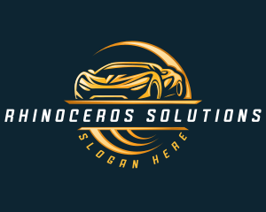 Detailing Sports Car logo design