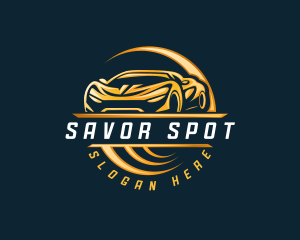 Detailing Sports Car logo design