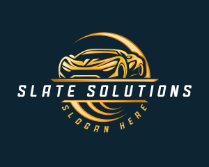 Detailing Sports Car logo design