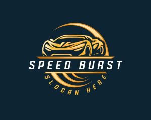 Detailing Sports Car logo design