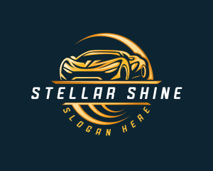 Detailing Sports Car logo design