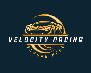 Detailing Sports Car logo design