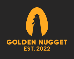 Golden Chicken Egg  logo design