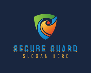 Cybersecurity - Software Cybersecurity Shield logo design