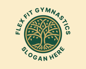 Eco - Eco Wellness Tree logo design