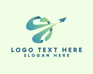 Global Logistics Plane Logo