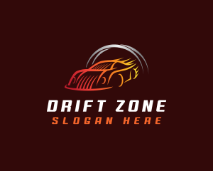 Drifting - Racer Car Mechanic logo design