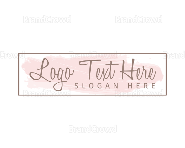 Feminine Script Business Logo