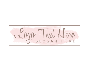 Fragrance - Feminine Script Business logo design