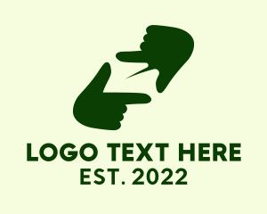 Hand - Green Leaf Gardening logo design
