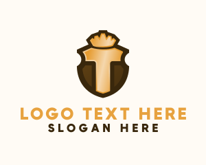 Gold - Generic Golden Shield logo design