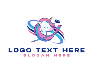 Magical - Hockey Team Unicorn logo design