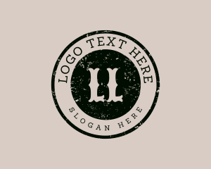 Western - Rustic Retro Vintage Cafe Studio logo design