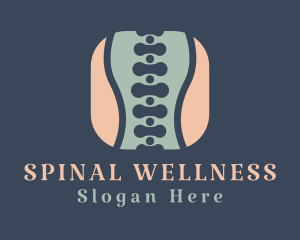 Spinal - Spine Osteopathy Chiropractor logo design