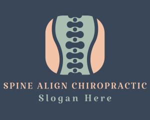 Spine Osteopathy Chiropractor logo design