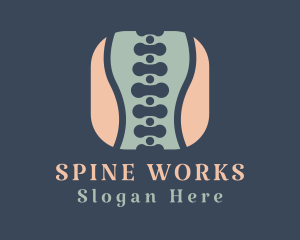 Spine Osteopathy Chiropractor logo design