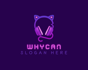 Cat Gaming Headphones Logo